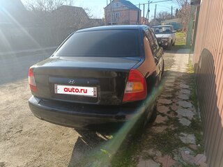 2011 Hyundai Accent ТагАЗ II, чёрный, 580000 рублей, вид 4