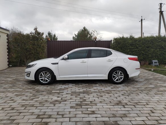 2014 Kia Optima III Рестайлинг, белый, 1050000 рублей - вид 5