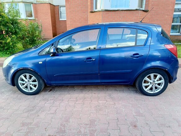 2007 Opel Corsa D, синий, 373000 рублей - вид 7