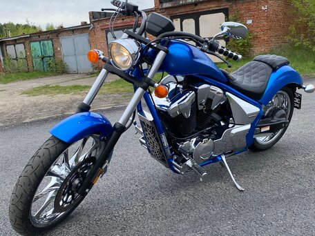2015 Honda VT 1300CX Fury, синий, 950000 рублей, вид 2