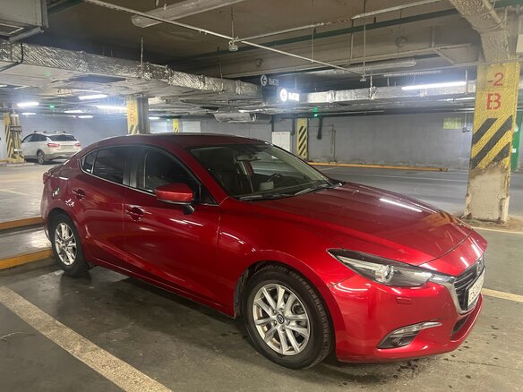 2016 Mazda 3 III (BM) Рестайлинг, красный, 1500000 рублей - вид 3