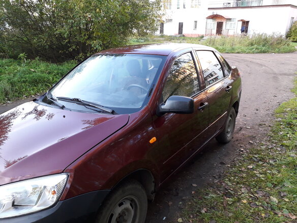 2012 Lada (ВАЗ) Granta I, красный - вид 12