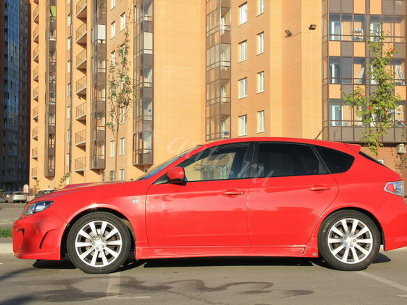 2010 Subaru Impreza WRX III, красный - вид 2