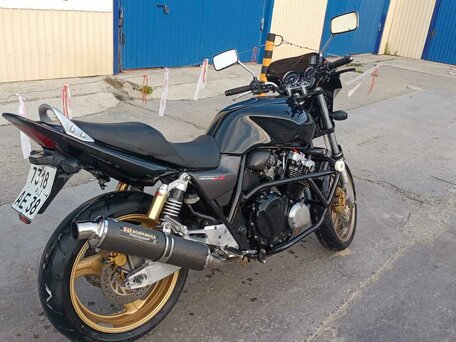 2005 Honda CB 400 Super Four, чёрный, 340000 рублей, вид 4