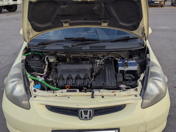 2002 Honda Fit I, жёлтый, 380000 рублей - вид 11