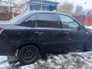 2012 Lada (ВАЗ) Granta I, чёрный, 370000 рублей, вид 4