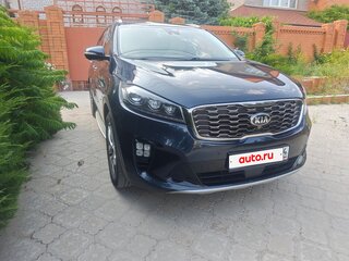 2019 Kia Sorento III Prime Рестайлинг, синий, 3400000 рублей, вид 1