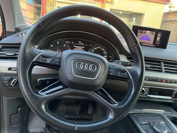 2016 Audi Q7 II (4M), синий, 4150000 рублей - вид 6