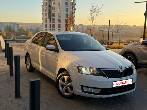 2014 Skoda Rapid I, белый, 890000 рублей - вид 1