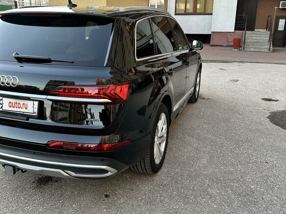 2021 Audi Q7 45 TFSI II (4M) Рестайлинг, чёрный, 5600000 рублей - вид 12