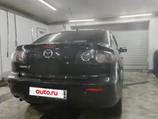 2008 Mazda 3 I (BK) Рестайлинг, чёрный, 650000 рублей, вид 3
