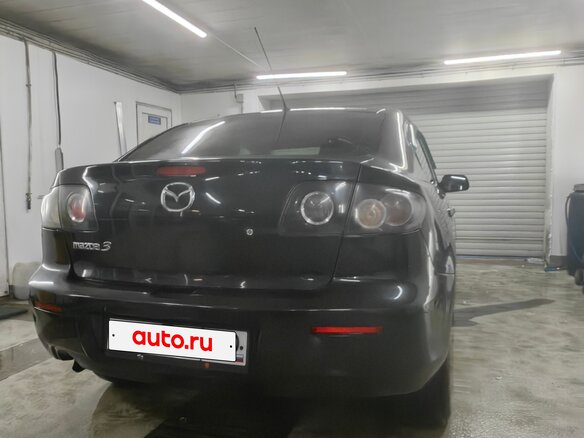 2008 Mazda 3 I (BK) Рестайлинг, чёрный, 650000 рублей - вид 2
