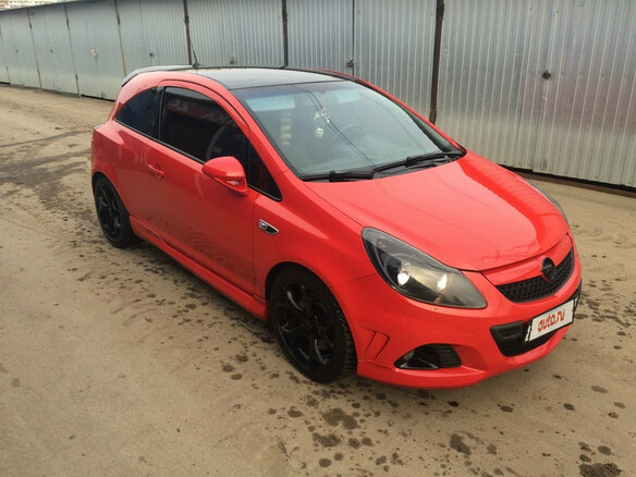 2008 Opel Corsa OPC D, красный