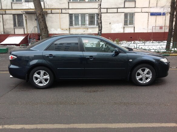 2005 Mazda 6 I (GG) Рестайлинг, зелёный - вид 5