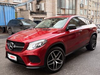 2017 Mercedes-Benz GLE Coupe 350 d I (C292), красный, 3890000 рублей, вид 2