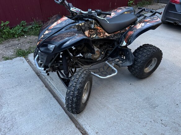 2007 Kawasaki KFX 700, чёрный, 850000 рублей - вид 1