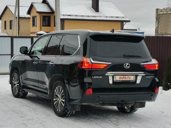 2016 Lexus LX 450d III Рестайлинг 2, чёрный, 6650000 рублей - вид 4
