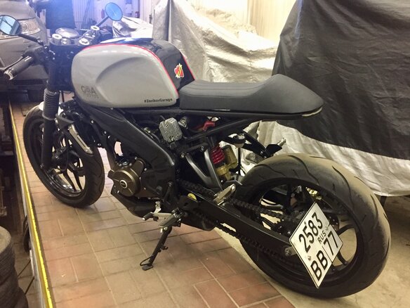 2015 Bajaj Pulsar NS 200, серый - вид 7
