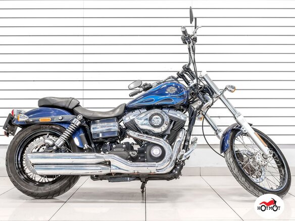 2013 Harley-Davidson Dyna Wide Glide, синий - вид 1