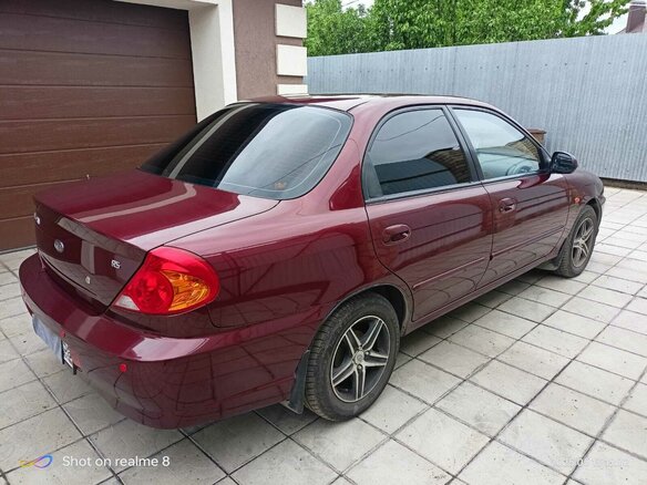 2006 Kia Spectra I Рестайлинг 2, красный, 520000 рублей - вид 8