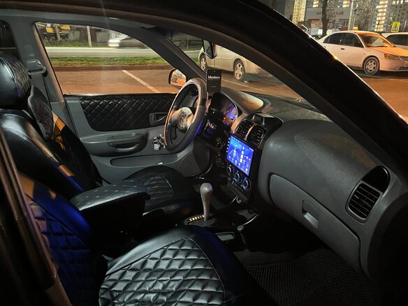 2007 Hyundai Accent ТагАЗ II, чёрный, 500000 рублей - вид 7