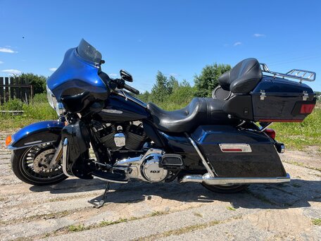 2013 Harley-Davidson Ultra Limited, синий, 1200000 рублей, вид 1