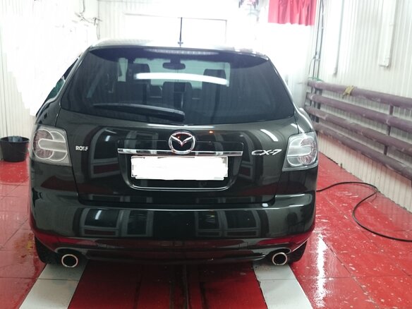 2012 Mazda CX-7 I Рестайлинг, чёрный - вид 11