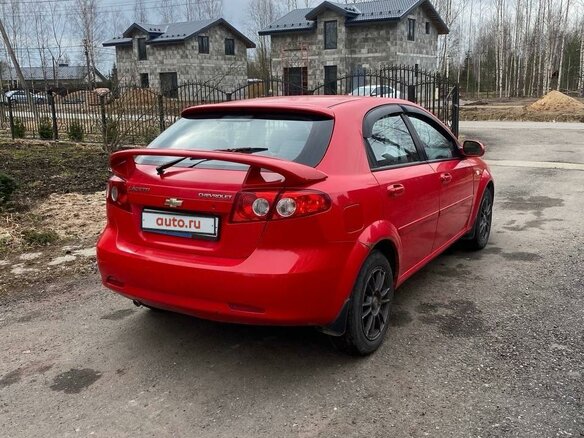 2007 Chevrolet Lacetti I, красный, 290000 рублей - вид 3
