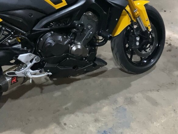 2015 Yamaha MT-09 (FZ-09), жёлтый, 839000 рублей - вид 10
