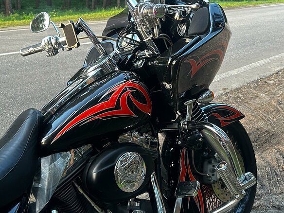 2007 Harley-Davidson Road Glide, чёрный, 860000 рублей - вид 13
