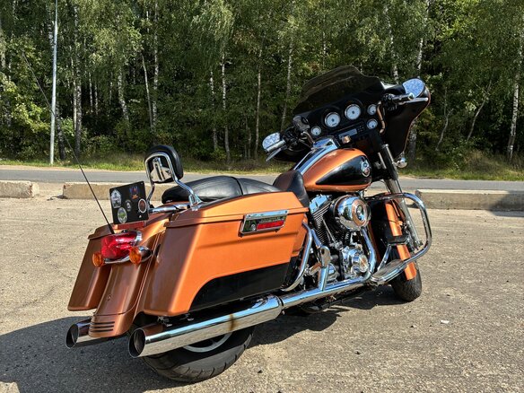 2008 Harley-Davidson Street Glide, оранжевый, 860000 рублей - вид 22