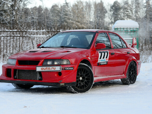 2000 Mitsubishi Lancer Evolution VI, красный - вид 1
