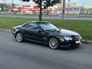 2002 Mercedes-Benz SL-Класс 500 5-speed V (R230), чёрный, 1900000 рублей, вид 2