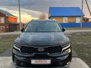 2021 Kia Sorento IV, чёрный, 4350000 рублей, вид 2