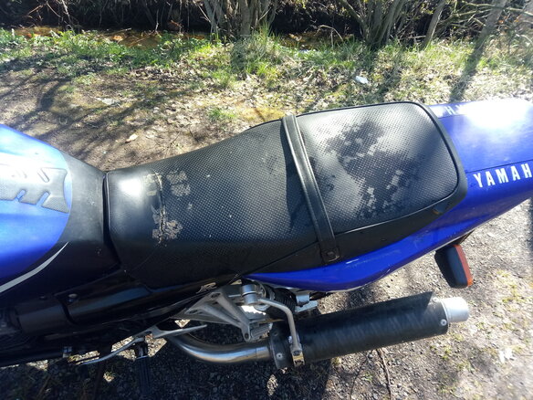2003 Yamaha XJR400, синий - вид 8