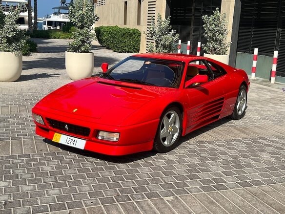 1990 Ferrari 348 TB, красный - вид 4