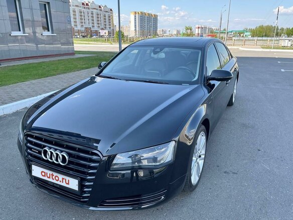 2011 Audi A8 Long III (D4), чёрный, 1800000 рублей - вид 3
