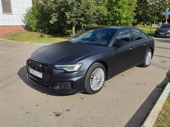 2020 Audi A6 45 TFSI V (C8), синий, 4200000 рублей