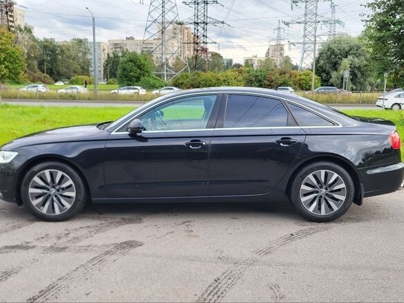 2014 Audi A6 IV (C7), чёрный, 2050000 рублей - вид 1