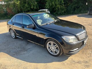 2010 Mercedes-Benz C-Класс 180 BlueEFFICIENCY III (W204), чёрный, 1040000 рублей, вид 3