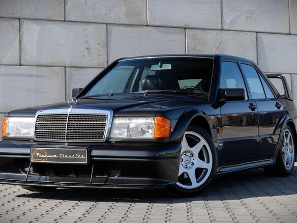 1990 Mercedes-Benz 190 (W201), чёрный - вид 1