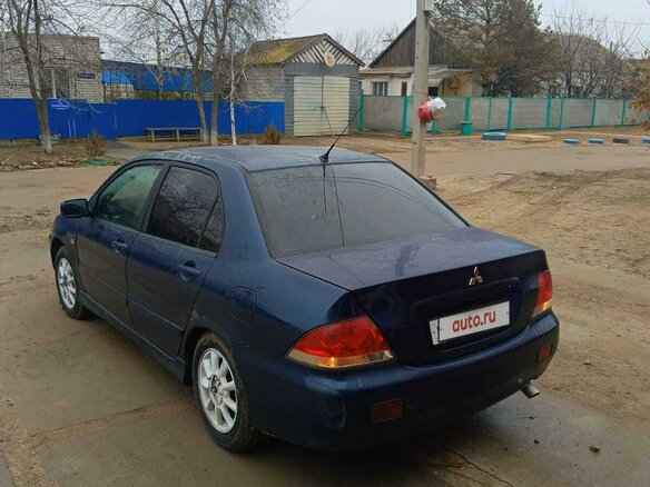 2006 Mitsubishi Lancer IX Рестайлинг, синий, 430000 рублей - вид 2