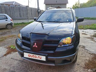 2004 Mitsubishi Outlander I, чёрный, 950000 рублей, вид 1