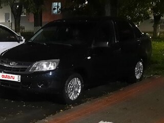 2012 Lada (ВАЗ) Granta I, чёрный, 370000 рублей, вид 2
