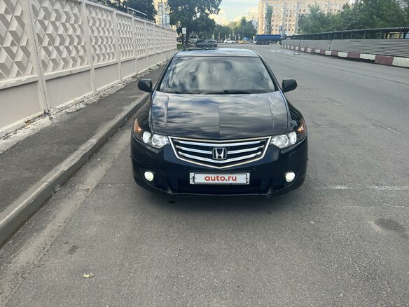 2008 Honda Accord VIII, чёрный, 1350000 рублей - вид 1