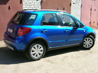 2010 Suzuki SX4 I (Classic) Рестайлинг, синий, 900000 рублей, вид 4