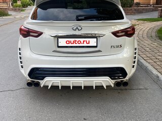 2013 Infiniti FX50 II (S51) Рестайлинг, белый, 2350000 рублей, вид 4