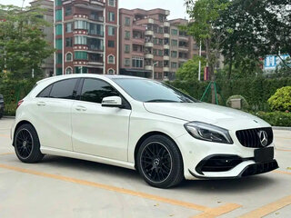 2017 Mercedes-Benz A-Класс 200 III (W176) Рестайлинг, белый, 1500000 рублей, вид 3