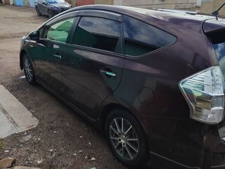 2013 Toyota Prius Alpha I (ZVW40/41), пурпурный, 1150000 рублей, вид 4