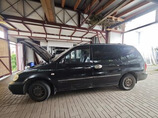 2002 Kia Carnival I, чёрный, 370000 рублей, вид 4